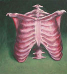 Vrij naar Soutine / Free after Soutine  - Acryl en olieverf op doek 102 x 92 cm Staat aan de voorkant van het schilderij Beleving Min Gevoel (hiernaast afgebeeld). &euro;27.160,-